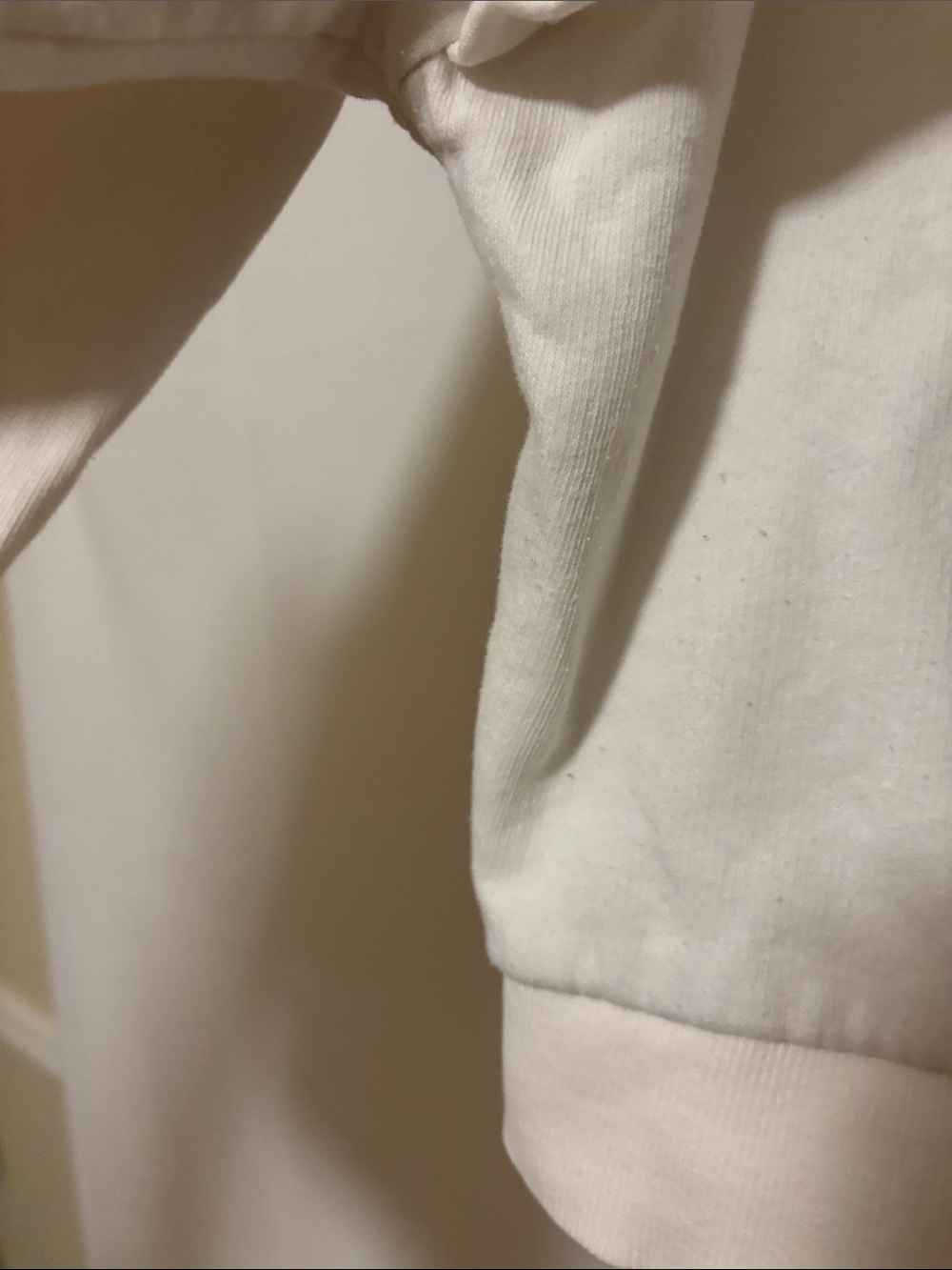 Zara white Ruffle-Shoulder Cropped Sweatshirt - Picture 5 of 8